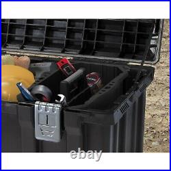 Large Rolling Tool Box Organizer Portable Workshop Cart Storage Bin Chest Case