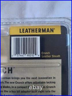 Leatherman Crunch Multi-Tool with Leather Sheath Brand New In Box