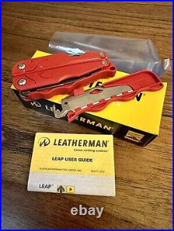 Leatherman Leap Red New in Box Mint Post Recall, Safe Children's Tool