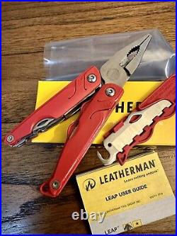 Leatherman Leap Red New in Box Mint Post Recall, Safe Children's Tool