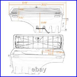 Left & Right Lockable Storage Truck Bed Tool Box Fit For DODGE RAM 1500 3500