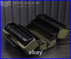 Limited Edition Ktc Ek-10Aodem Double-Opening Metal Case Tool Box Olive Drab JP