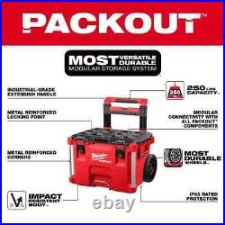 Local Pick Up Only Milwaukee 48-22-8426 Packout Modular Rolling Tool Box Storage