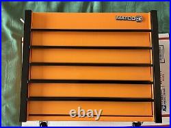 MATCO MINI TOOL BOX STORAGE 12''X11.5''X7.5''Orange with Black Trim