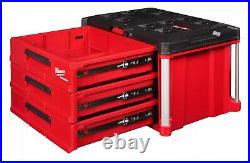 MILWAUKEE 48-22-8443 PACKOUTT 3-Drawer Tool Box