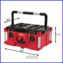MILWAUKKEE PACKOUT 22 In. Modular Tool Box Storage System with 9 in. Wheels