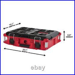 MILWAUKKEE PACKOUT 22 In. Modular Tool Box Storage System with 9 in. Wheels