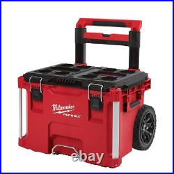 MILWAUKKEE PACKOUT 22 In. Modular Tool Box Storage System with 9 in. Wheels