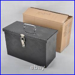 MT018008 Aluminum Tool Box Black, size 16 7.5 10, pattern 5, single lock, s