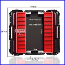 MULTIFUNCTIONAL TOOL BOX PLASTIC Removable Design Storage Portable Suitcase New