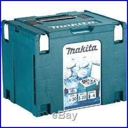 Makita MAKPAC Cool Box Connector Tool Case Systainer Type 4 18 Litres + Strap