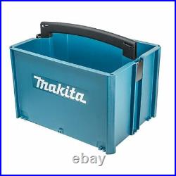 Makita MAKPAC TOOL BOX 250mm High, Collapsible Handles, Rounded Grips