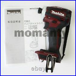 Makita TD172D Impact Driver TD172DZAR Authentic Red 18V Body Tool Only with Box