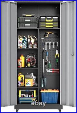 Metal Tool Cart Workshop Rolling Tool Chest Storage Tool Box Cabinet Organizer