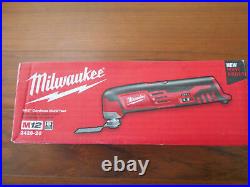 Milwaukee 2426-20 12V 12 Volt M12 Cordless Multi Tool With Accessories In Box