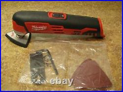 Milwaukee 2426-20 12V 12 Volt M12 Cordless Multi Tool With Accessories In Box