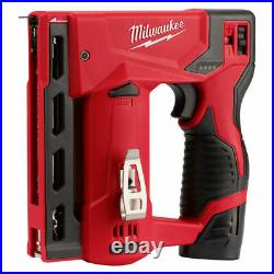 +Milwaukee 2447-20 M12 3/8 Crown Stapler Gun New in box tool only