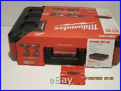 Milwaukee 2697-22PO M18 Compact 2-Tool Combo Kit (3Ah) WithPACKOUT Box NISB F/SHIP