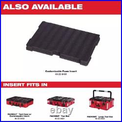 Milwaukee 48-22-8425 PACKOUT 22 in. Large Portable Tool Box Fits Modular Storage