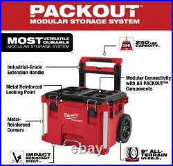 Milwaukee 48-22-8426 PACKOUT 22 in. Rolling Modular Tool Box