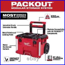 Milwaukee 48-22-8426 PACKOUT 22 in. Rolling Modular Tool Box- NEW