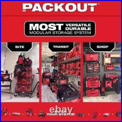 Milwaukee 48-22-8426 PACKOUT 22 in. Rolling Modular Tool Box- NEW