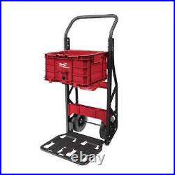 Milwaukee 48-22-8429 PACKOUT 20 in. 2-Wheel Utility Cart Bundle with XL Tool Box