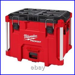 Milwaukee 48-22-8429 PACKOUT Impact-Resistant Polymer XL Tool Box, 100lbs Cap