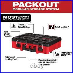 Milwaukee 48-22-842PK PACKOUT Heavy Duty Polymer 2 Tool Box Combo Kit