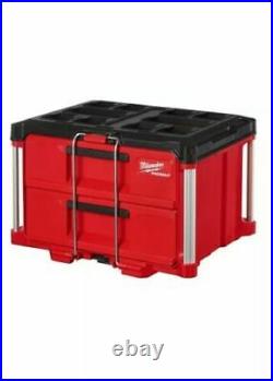 Milwaukee 48-22-8442 PACKOUT 2 Drawer Tool Box with Dividers Brand New