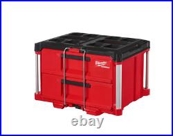 Milwaukee 48-22-8442 PACKOUT 22 2-Drawer Tool Box with Metal Reinforced Corners