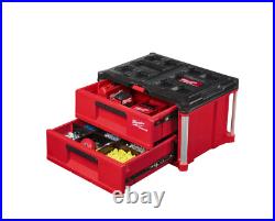 Milwaukee 48-22-8442 PACKOUT 22 2-Drawer Tool Box with Metal Reinforced Corners