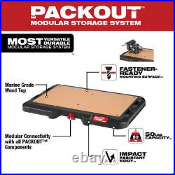 Milwaukee 48-22-8442PO PACKOUT 3 / 2 Drawer Combo Tool Box with Work Top / Dolly