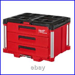 Milwaukee 48-22-8443 PACKOUT 3-Drawer Tool Box BRAND NEW