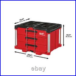 Milwaukee 48-22-8443 PACKOUT 3-Drawer Tool Box BRAND NEW