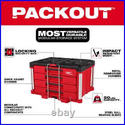 Milwaukee 48-22-8444 PACKOUT 4 Drawer Tool Box NEW