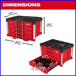 Milwaukee 48-22-8444 PACKOUT 4 Drawer Tool Box NEW