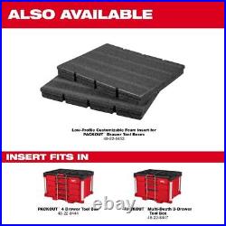 Milwaukee 48-22-8444 PACKOUT 4-Drawer Tool Box with Metal Reinforced Corners New