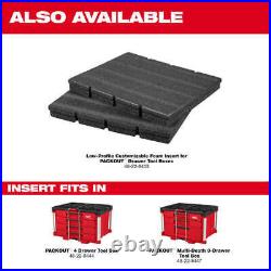 Milwaukee 48-22-8447 PACKOUT Multi-Depth 3-Drawer Tool Box new