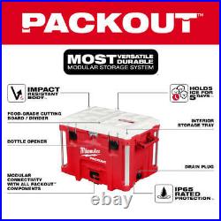 Milwaukee 48-22-8462 PACKOUT 40QT XL Cooler with Impact Resistant Polymer Body