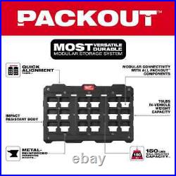 Milwaukee 48-22-8487 PACKOUT Large Wall Plate with 150 lbs. Capacity (4 Pack)