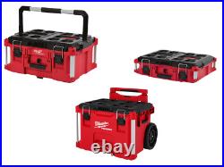 Milwaukee 48-22-84KIT1 PACKOUT 3 Piece Rolling Tool Box Bundle