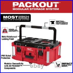 Milwaukee 48-22-84KIT1 PACKOUT 3 Piece Rolling Tool Box Bundle