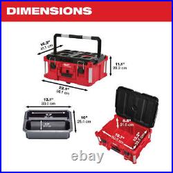 Milwaukee 48-22-84KIT1 PACKOUT 3 Piece Rolling Tool Box Bundle