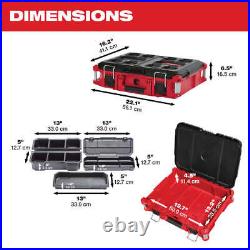 Milwaukee 48-22-84KIT1 PACKOUT 3 Piece Rolling Tool Box Bundle