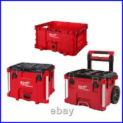 Milwaukee 48-22-84PKIT2 PACKOUT Heavy Duty Polymer Tool Box Combo