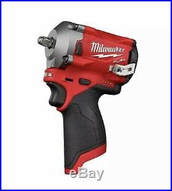 Milwaukee M12 2554-20 12V 3/8-Inch Stubby Impact Wrench Bare Tool Without Box