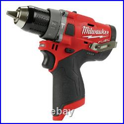 Milwaukee M12 FUEL Hammer Drill & Impact Driver with Tool Box and Bit Set New