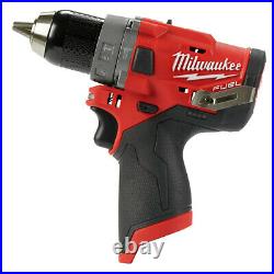 Milwaukee M12 FUEL Hammer Drill & Impact Driver with Tool Box and Bit Set New