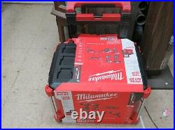 Milwaukee M18 18V 6 Tool Combo Kit with 2 Batteries Packout Rolling Box #2698-26PO